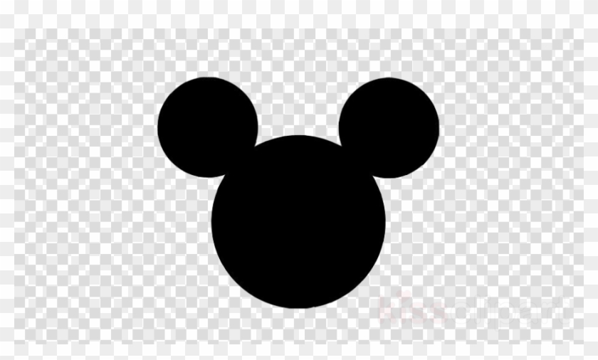 Mickey Mouse Face Black Clipart Mickey Mouse Minnie - Silueta De Mickey Mouse Png Transparent Png #61322