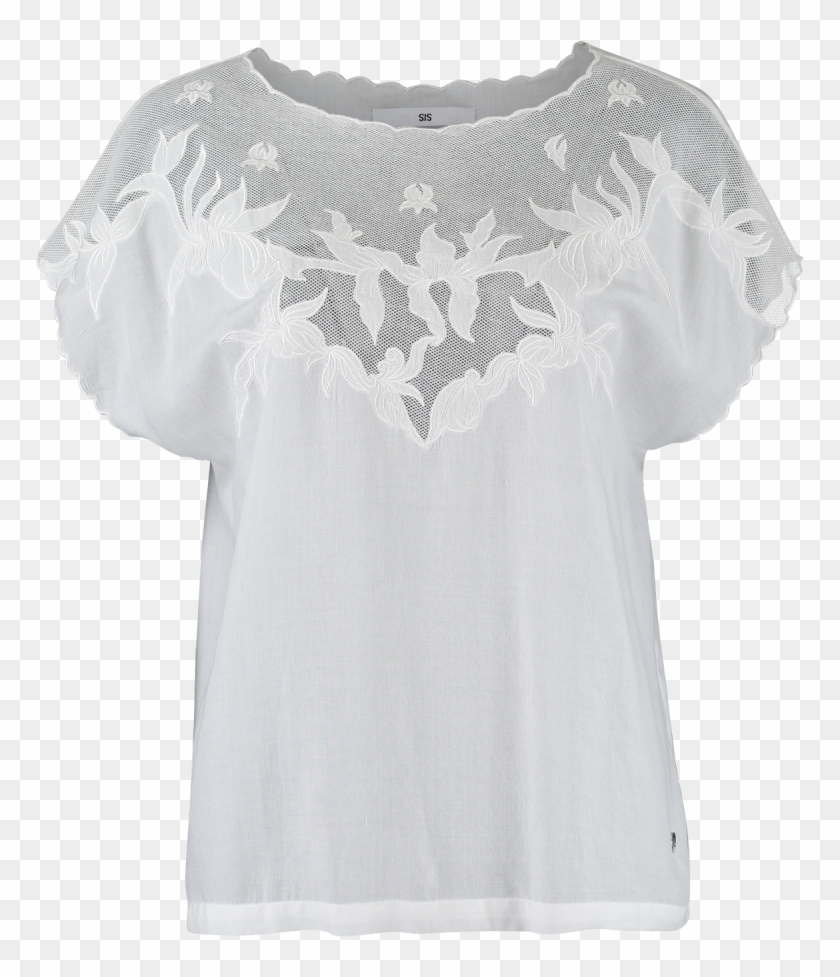 Flower Lace Top - Blouse Clipart
