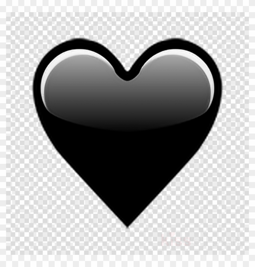 Black Love Emoji Clipart Emojipedia Heart - Many Heart Emojis Iphone - Png Download