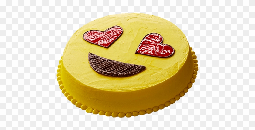 Emoji Round Ice Cream Cake - Ice Cream Cake Clipart