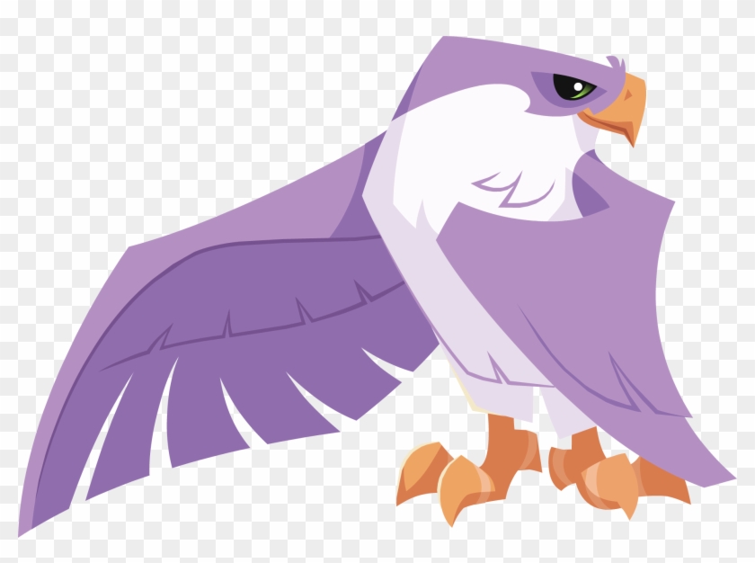 Vector Stock Image Purple Falcon Png Wiki Fandom Powered - Falcon Animal Jam Animals Clipart
