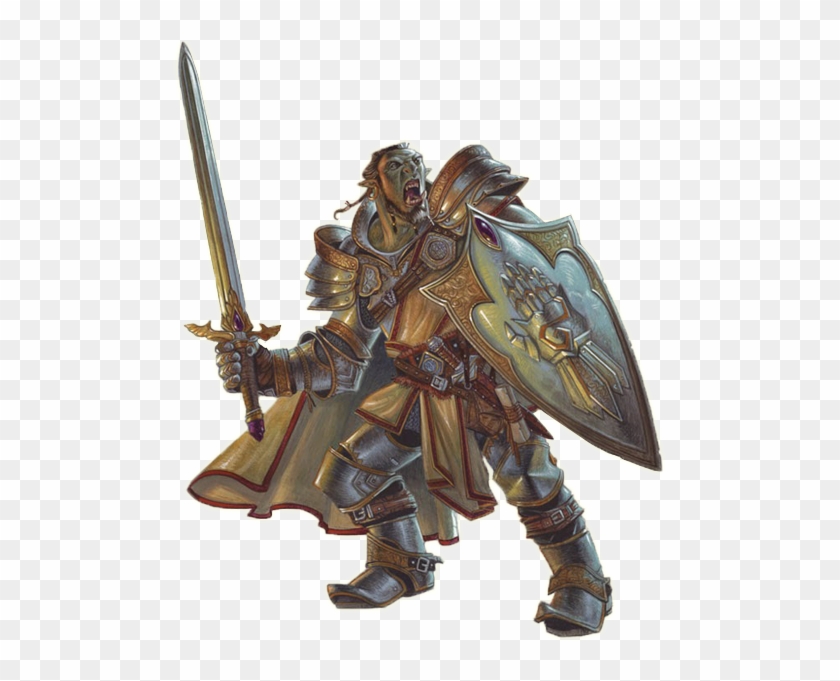389kib, 800x600, Unlikely-paladin - Half Orc Paladin Clipart #61631