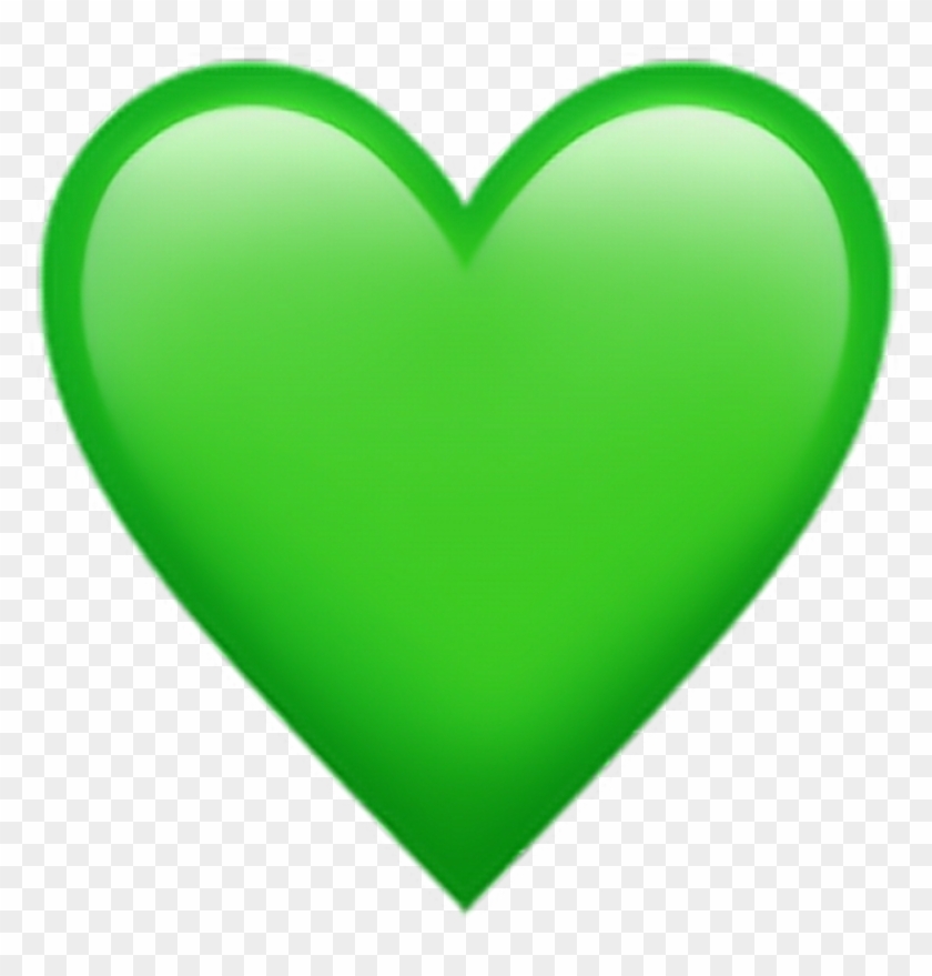 Greenheartemoji Green Heart Emoji Png Download - Green Heart Emoji Clipart #61715