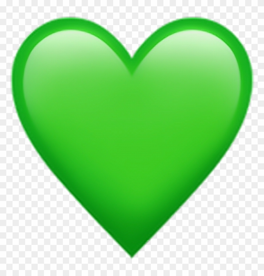 Greenheartemoji Green Heart Emoji Png Download - Green Heart Emoji Clipart