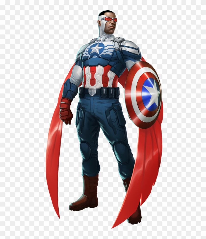 Falcon Clipart Superhero - Capitan America Sam Wilson - Png Download
