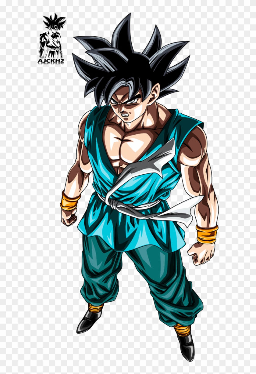 Son Goku In Ultra Instinct Form By Ajckh2 - Ultra Instinct Goku And Vegeta Clipart #61806