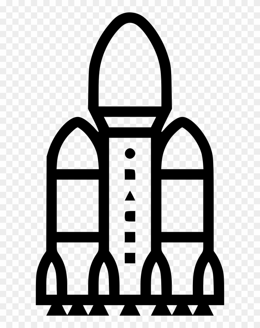 Png File - Spacex Falcon Heavy Icon Clipart
