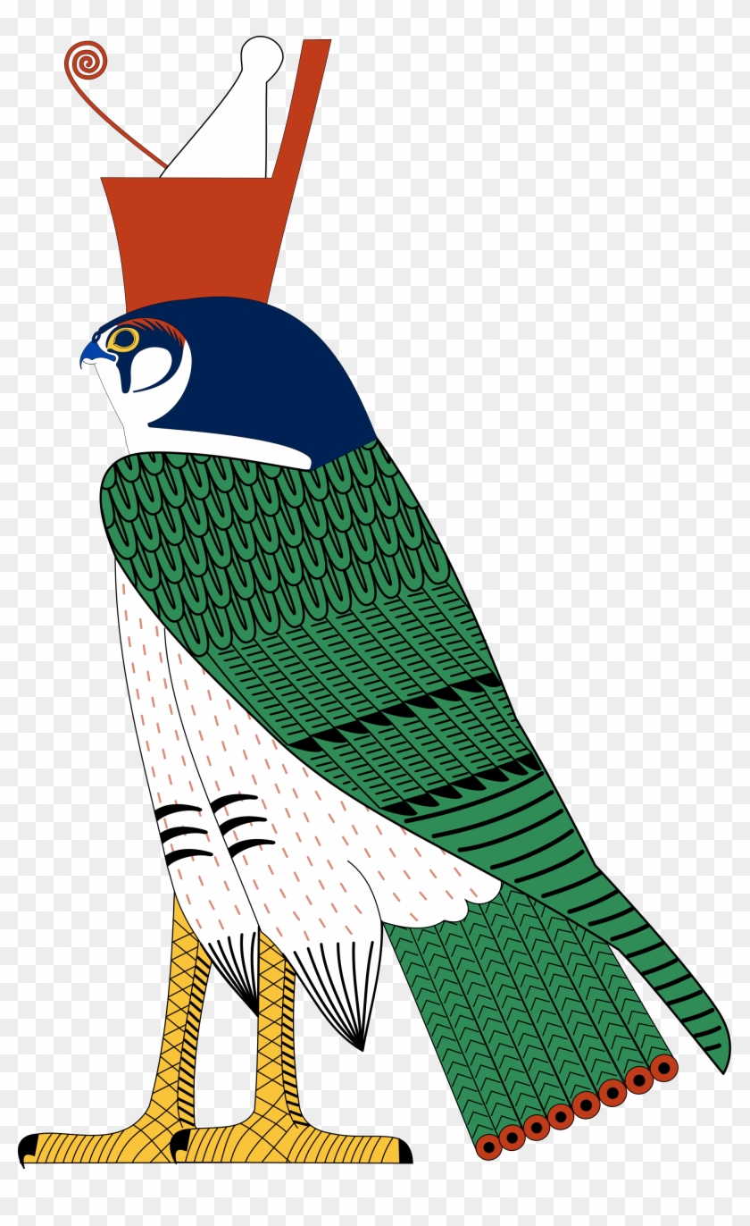 Open - Falcon Ancient Egypt Clipart