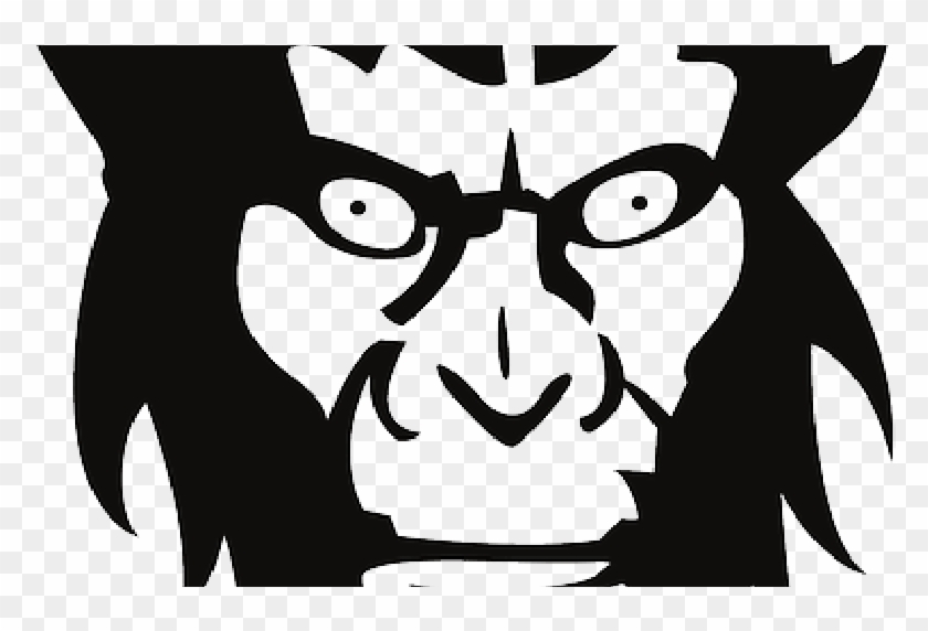 Monkey, Face, Animal, Creepy, Fur, Serious Public Domain - Monkey Clipart