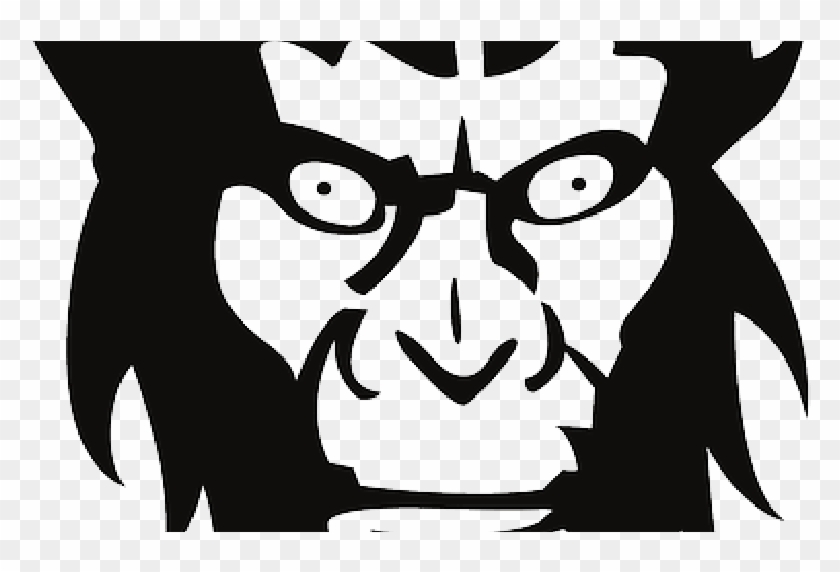 Monkey, Face, Animal, Creepy, Fur, Serious Public Domain - Monkey Clipart #62007