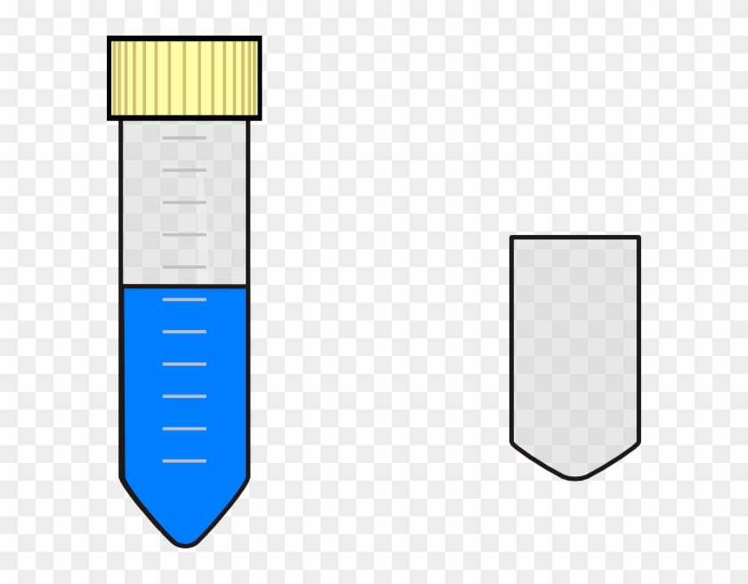 Falcon Test Tube With Blue Nutrient Media Svg Clip - Png Download #62068