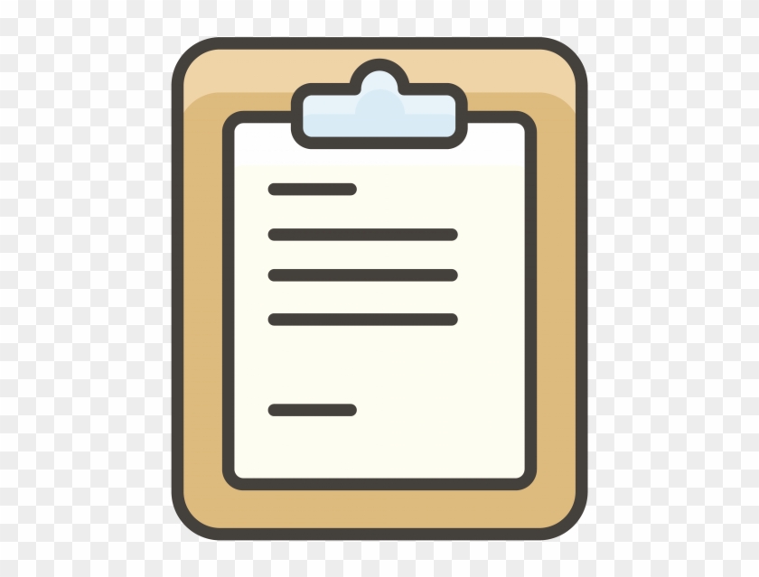 Clipboard Emoji - Parallel - Png Download