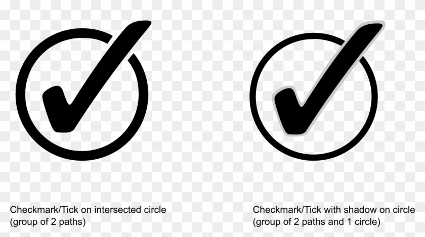 Svg Freeuse Stock On Big Image Png - Check Mark Symbol In Circle Clipart