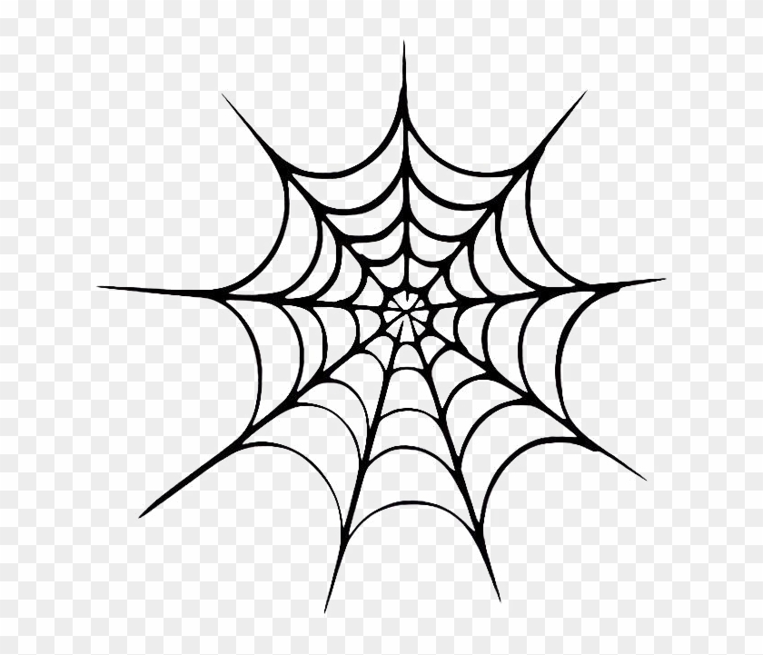 Spider Web Png Halloween Spider Web Transparent Image - Spider Net Vector Png Clipart #62190