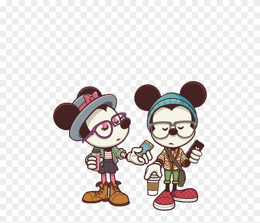 Minnie Hipster Png - Fondos De Pantalla Mickey Y Minnie Clipart