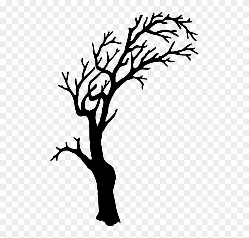 Jpg Library Library Tree Silhouette File Pinterest - Halloween Tree Silhouette Png Clipart #62302