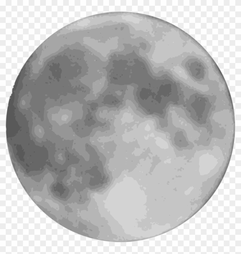 Moon Png Images Free Download - Full Moon Cartoon Png Clipart #62403