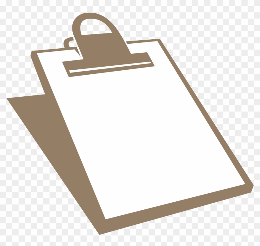 Clipboard Silhouette R - Clipboard Silhouette - Png Download