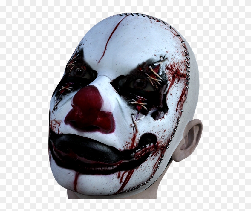 Clown, Evil, Horror, Halloween, Scary, Fear, Spooky - Scary Halloween Images Png Clipart