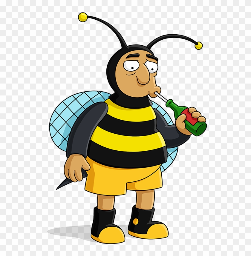 The Simpsons Characters Png Pack - Simpsons Bumblebee Man Clipart