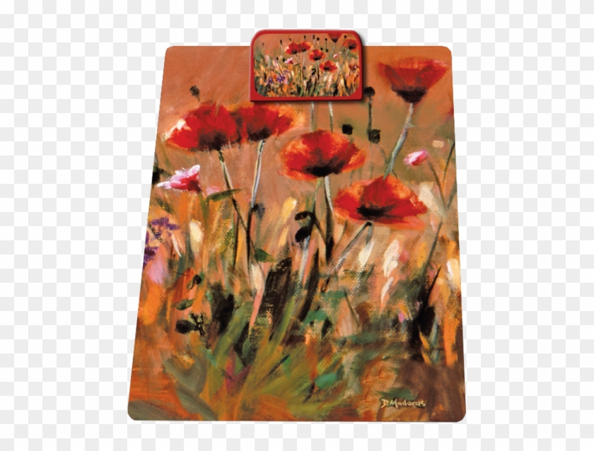 Poppies Clipboard - Art Galleries Tucson - Png Download