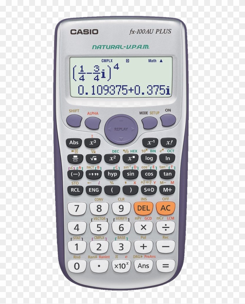 Scientific Calculator Png Transparent Image - Calculadora Casio Fx 570es Plus Clipart