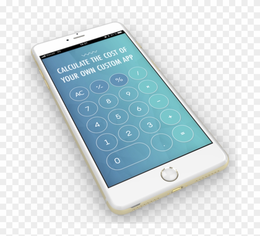 Mobile App Cost Calculator - Phone Calculator Png Clipart #62614