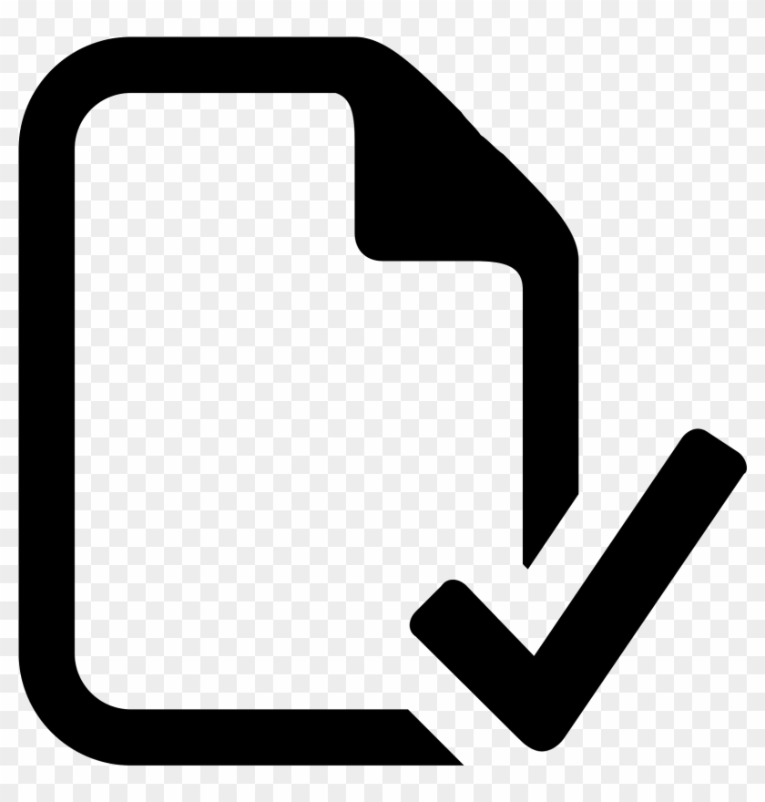 Check Mark Excel - Edit File Icon Png Clipart
