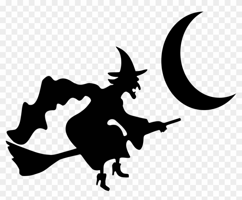 Creepy Witch Png High-quality Image - Siluetas Brujas De Halloween Clipart #62724
