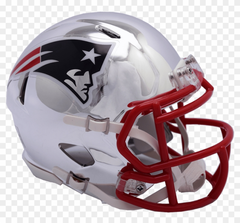 Free Png Download New England Patriots Chrome Helmet - New Patriots Helmet 2018 Clipart #62754