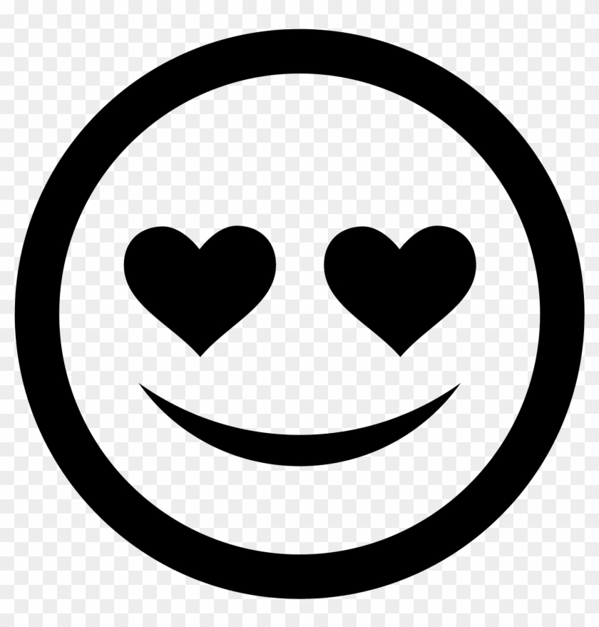 1600 X 1600 8 - Love Emoticon Black And White Clipart #62757