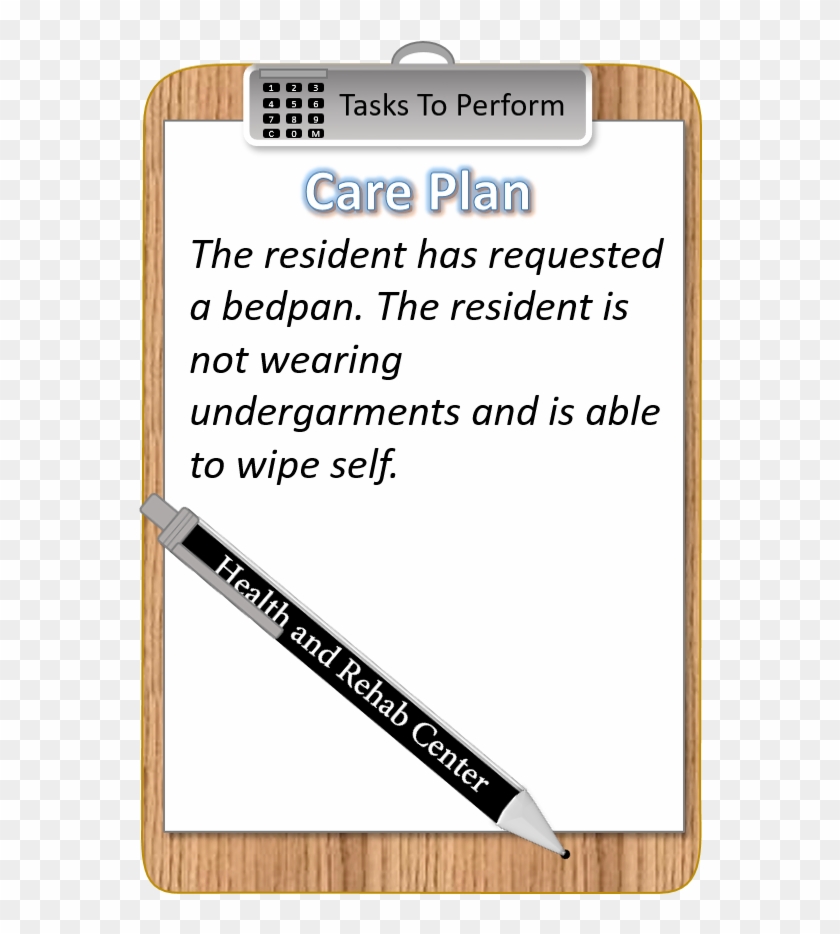 Bedpan-clipboard - Calligraphy - Png Download