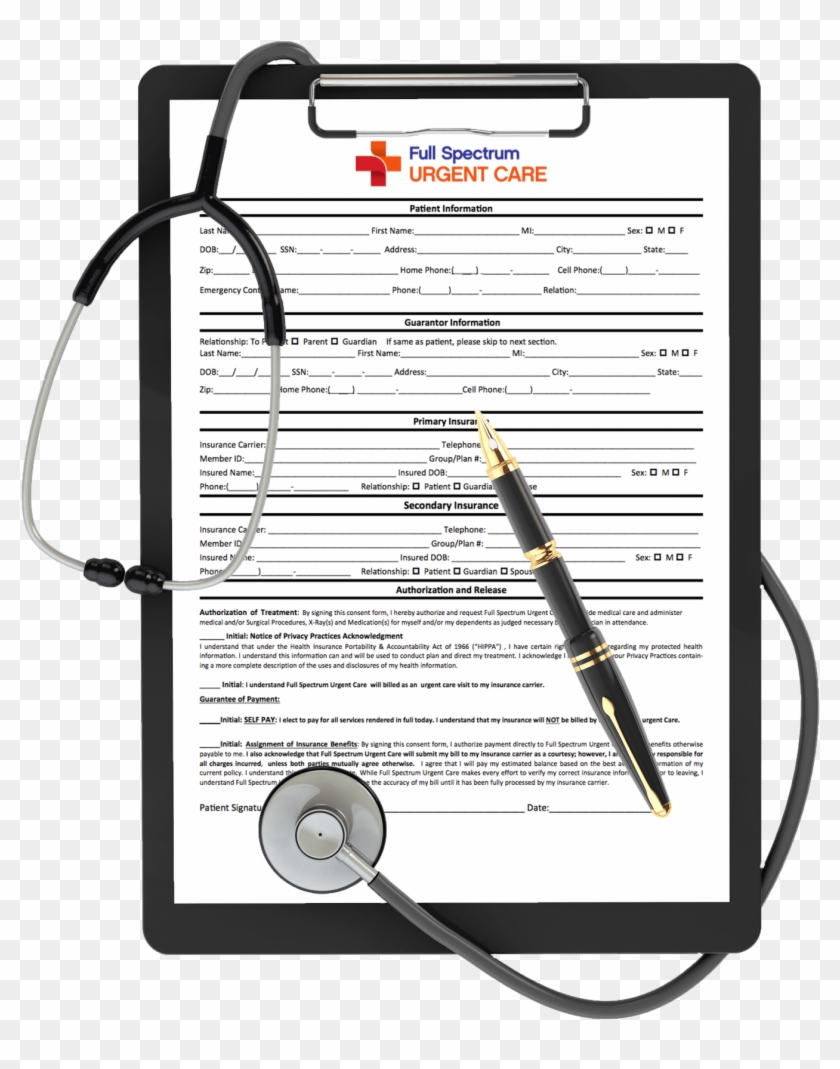 Urgent Care Clipboard - Iphone - Png Download #62967