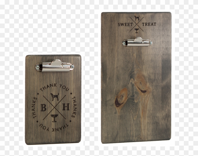 Clipboard Binders, Blue Hound - Menus Grabados En Madera - Png Download
