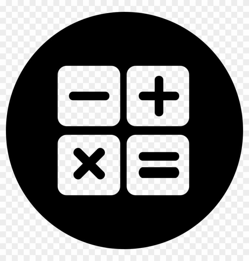 980 X 980 14 - Calculator Icon Svg Clipart #63095