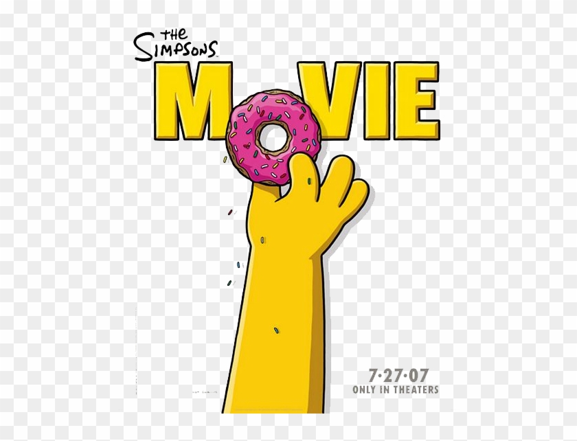 The Simpsons Movie Png File - Simpsons Movie In Theaters 2018 Clipart #63161