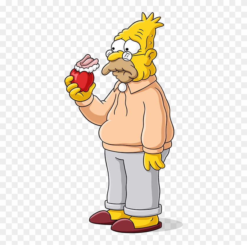Simpsons Transparent Grandpa - Grampa Simpson Clipart #63272