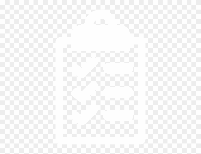Clipboard Icon White - White Clipboard Icon - Png Download #63273