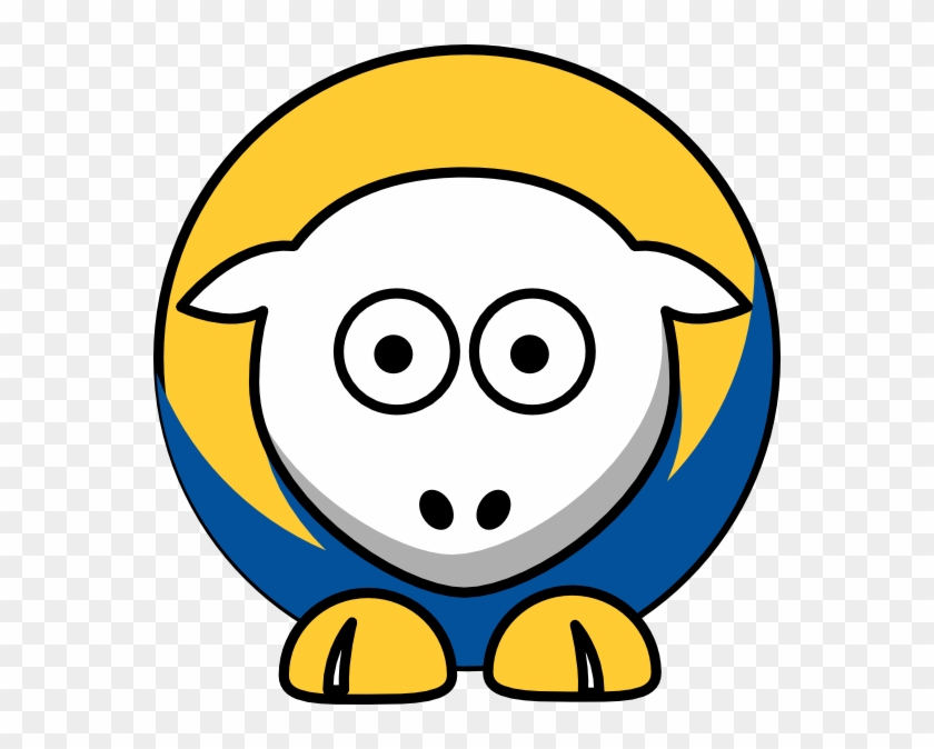 Sheep Golden State Warriors Team Colors Clip Art - Yellow Sheep Clipart - Png Download