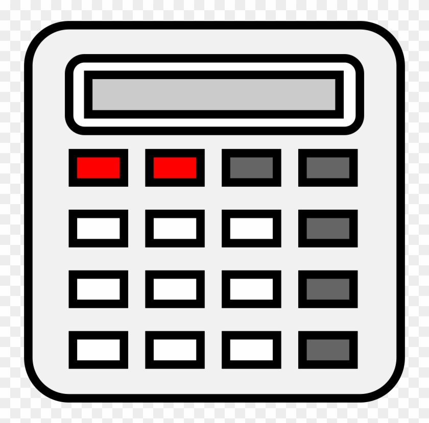 Medium Image - Clip Art Transparent Calculator Png