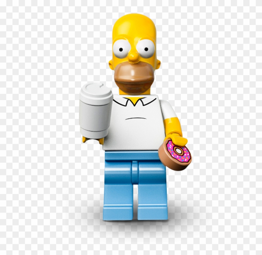 Homer Simpson Lego Minifigure - Transparent Lego Homer Simpson Clipart