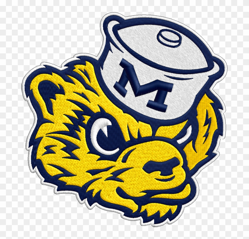 Michigan Wolverines Clipart - University Of Michigan Wolverine Logo - Png Download #63684
