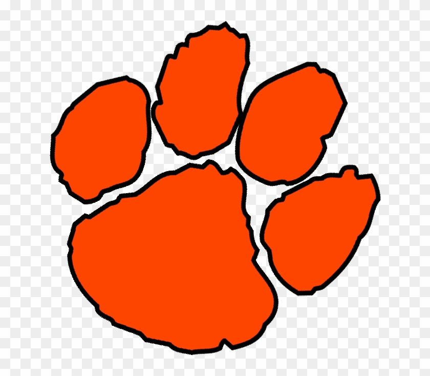 Logos Clemson University South Carolina - Clip Art Clemson Paw Print - Png Download