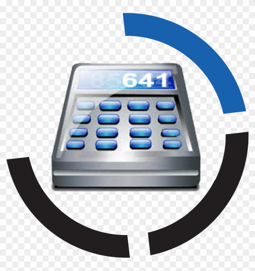 These Codes Are Generated From A Calculator - Calculator Icon Clipart #63736