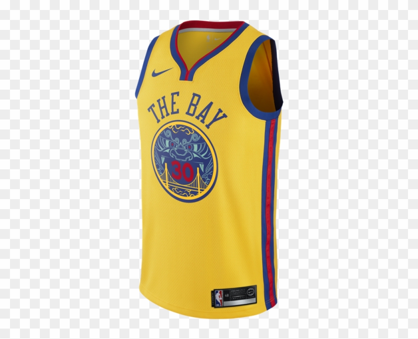 Nike Nba Connected Jersey Stephen Curry City Edition - Golden State Jersey The Bay Clipart #63875