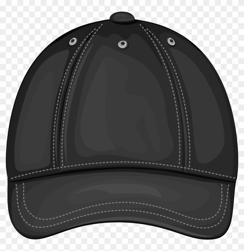 Black Baseball Cap Front Png Clipart Best Web Clipart - Baseball Cap Transparent Png #63876