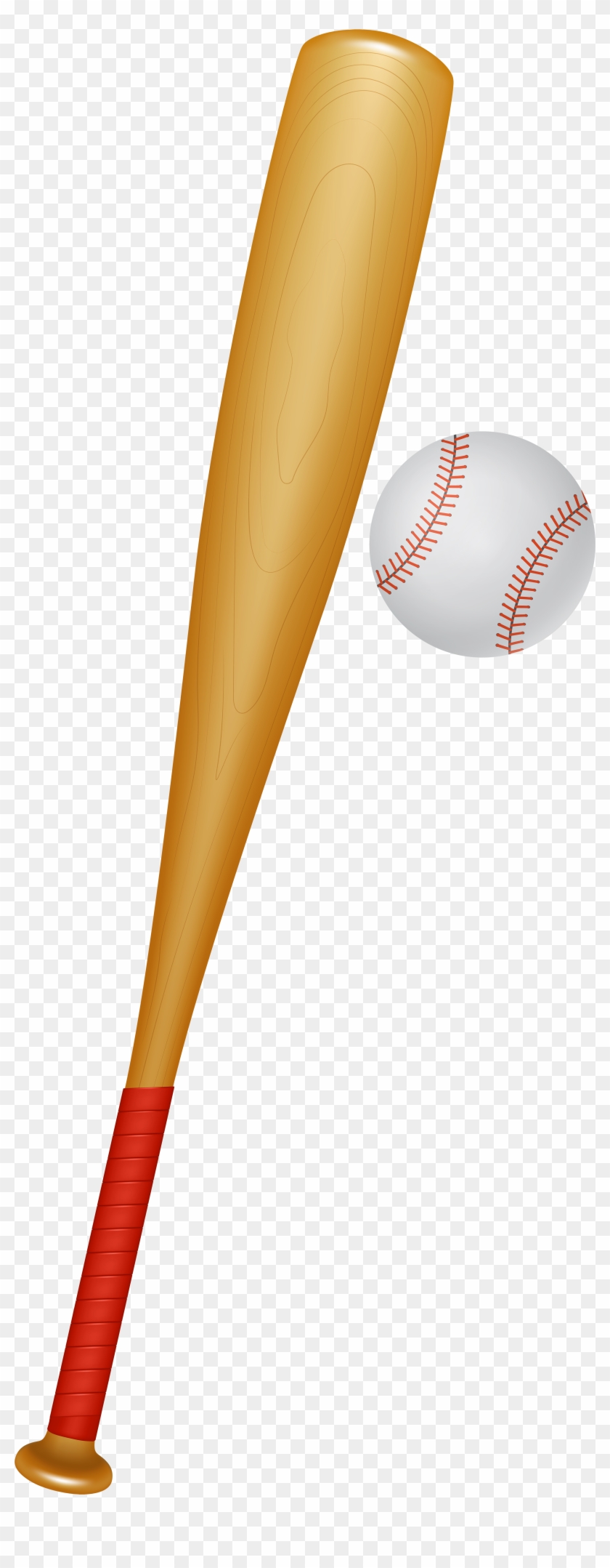 Baseball Bat Png Clipart Image - Baseball And Bat Clipart Png Transparent Png #64125