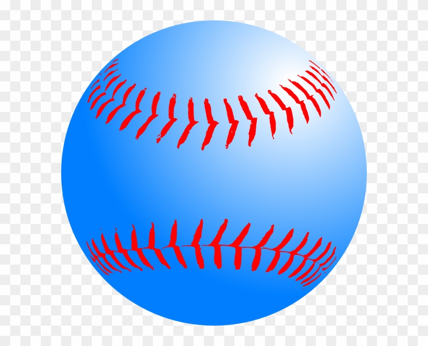 Blue Baseball Svg Clip Arts 600 X 600 Px - Png Download #64425