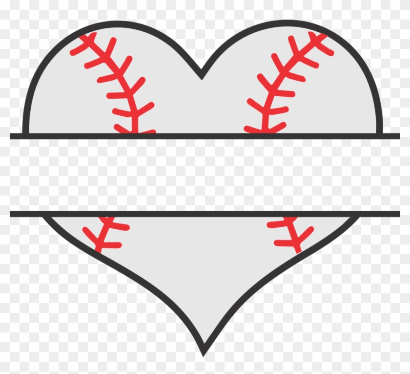 1024 X 885 4 - Transparent Heart Baseball Clipart - Png Download