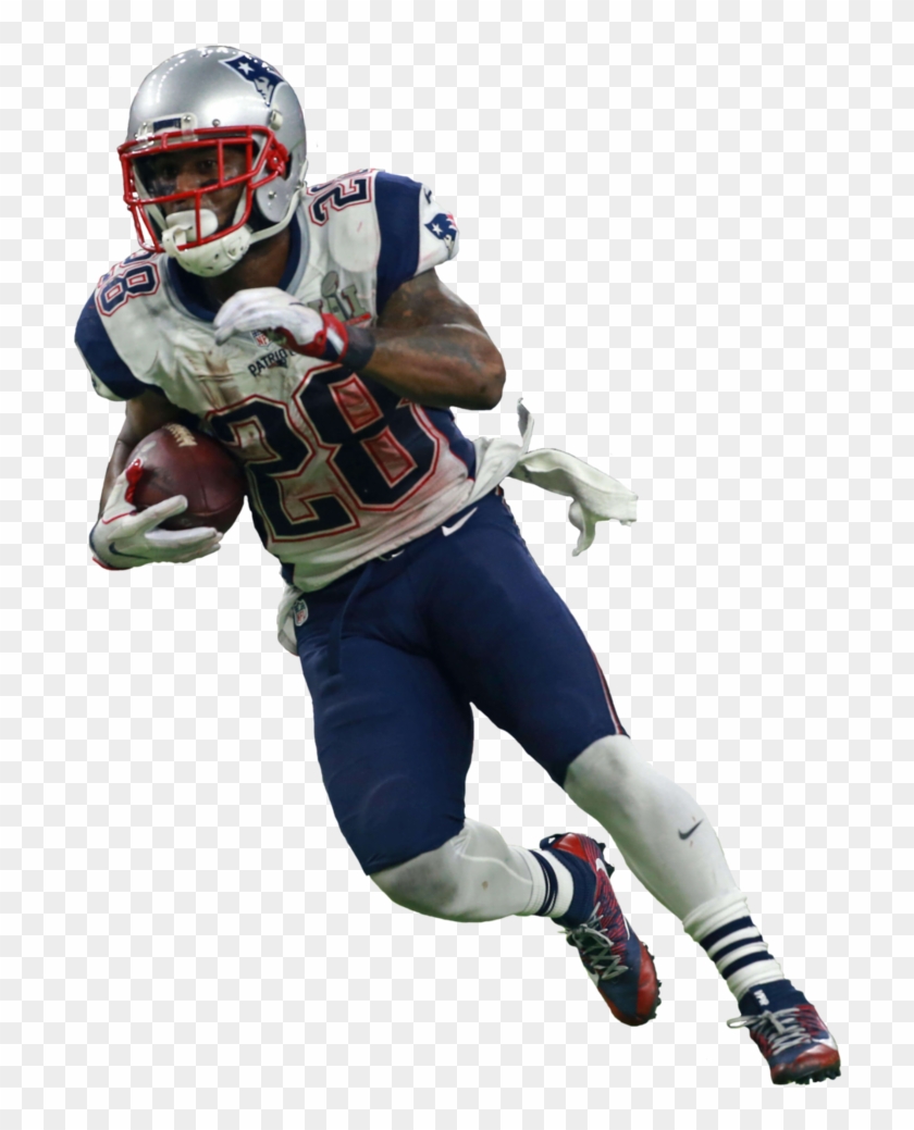 New England Patriots Png - James White Patriots Png Clipart #64721
